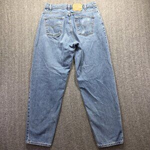 Vintage Levis 560 Jeans Mens 34x32 Blue Loose Fit Tapered Leg Baggy Orange Tab